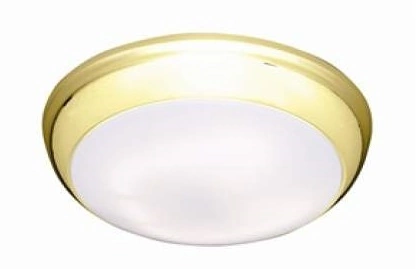 Polo 14w IP44 Emergency LED Bulkhead With Microwave Sensor And Brass Trim (image for) Polo 14w IP44 Emergency LED Bulkhead With Microwave Sensor And Brass Trim