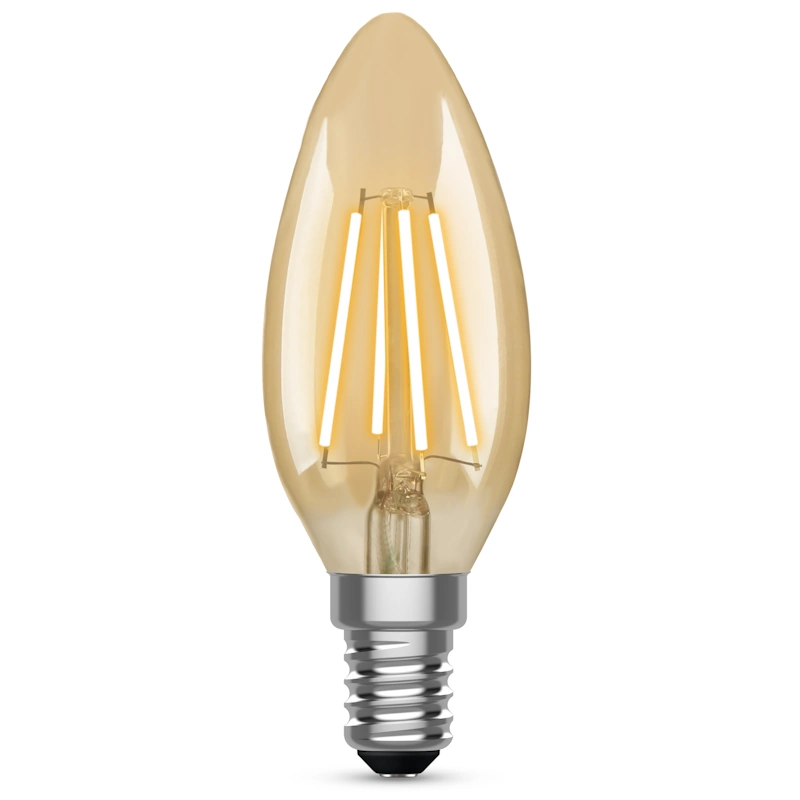 4.2W SES Decorative LED Antique Filament Candle Lamp In Warm White (image for) 4.2W SES Decorative LED Antique Filament Candle Lamp In Warm White