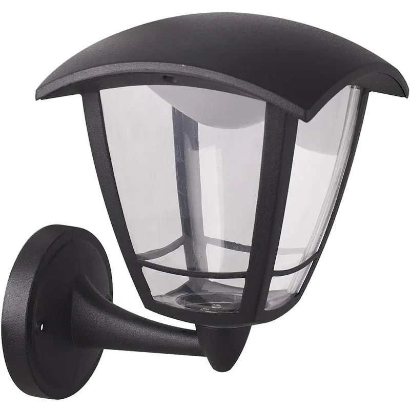 230V Corrosion Resistant IP44 8W CCT Coach Lantern In Black 3000K / 4000K (image for) 230V Corrosion Resistant IP44 8W CCT Coach Lantern In Black 3000K / 4000K