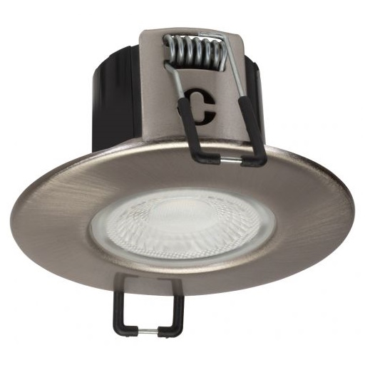 (image for) Collingwood H2 Lite TRIAC Dimmable Brushed Steel IP65 LED Downlight Warm White