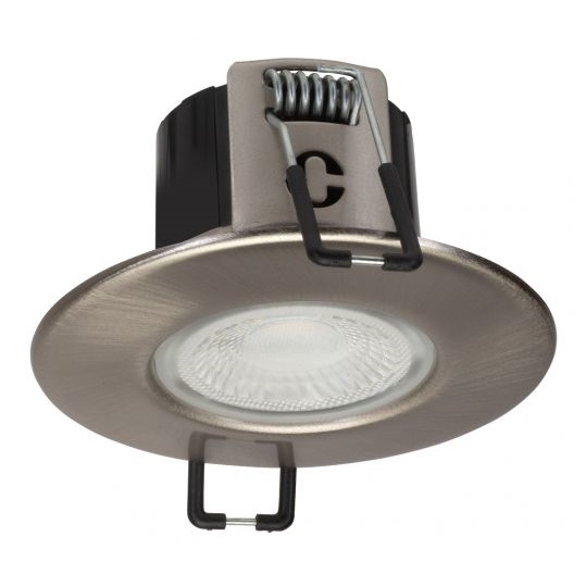 (image for) Collingwood H2 Lite TRIAC Dimmable Brushed Steel IP65 LED Downlight Cool White