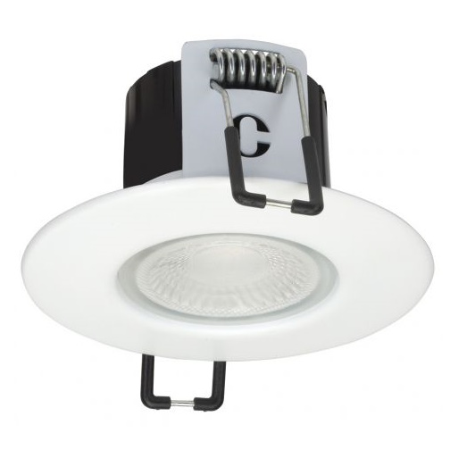 (image for) Collingwood H2 Lite TRIAC Dimmable Matt White IP65 LED Downlight Cool White