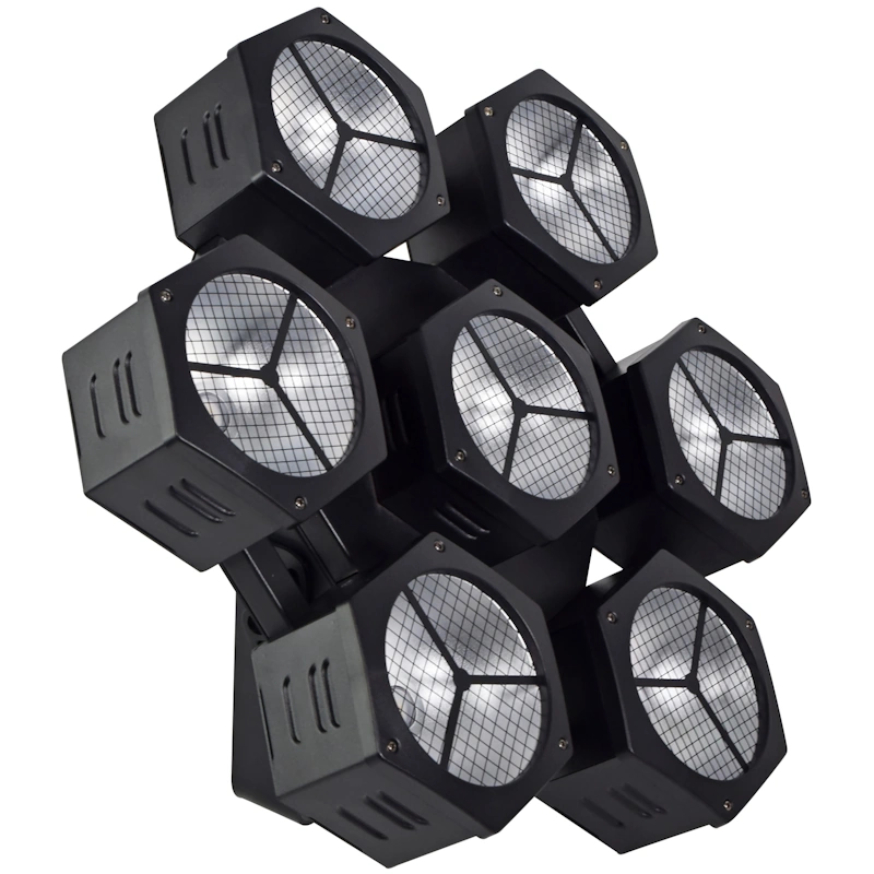 Citronic CosmoPAR 7x 40W COB LED RGBW Retro Style PAR Light (image for) Citronic CosmoPAR 7x 40W COB LED RGBW Retro Style PAR Light